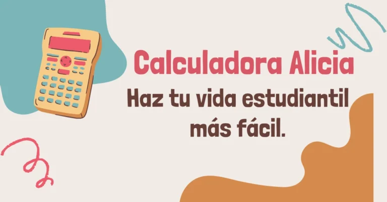 Calculadora Alicia Secundaria