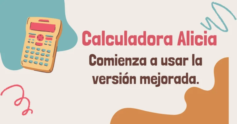 Calculadora Alicia Mejorada